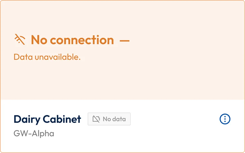 Device card — loading state